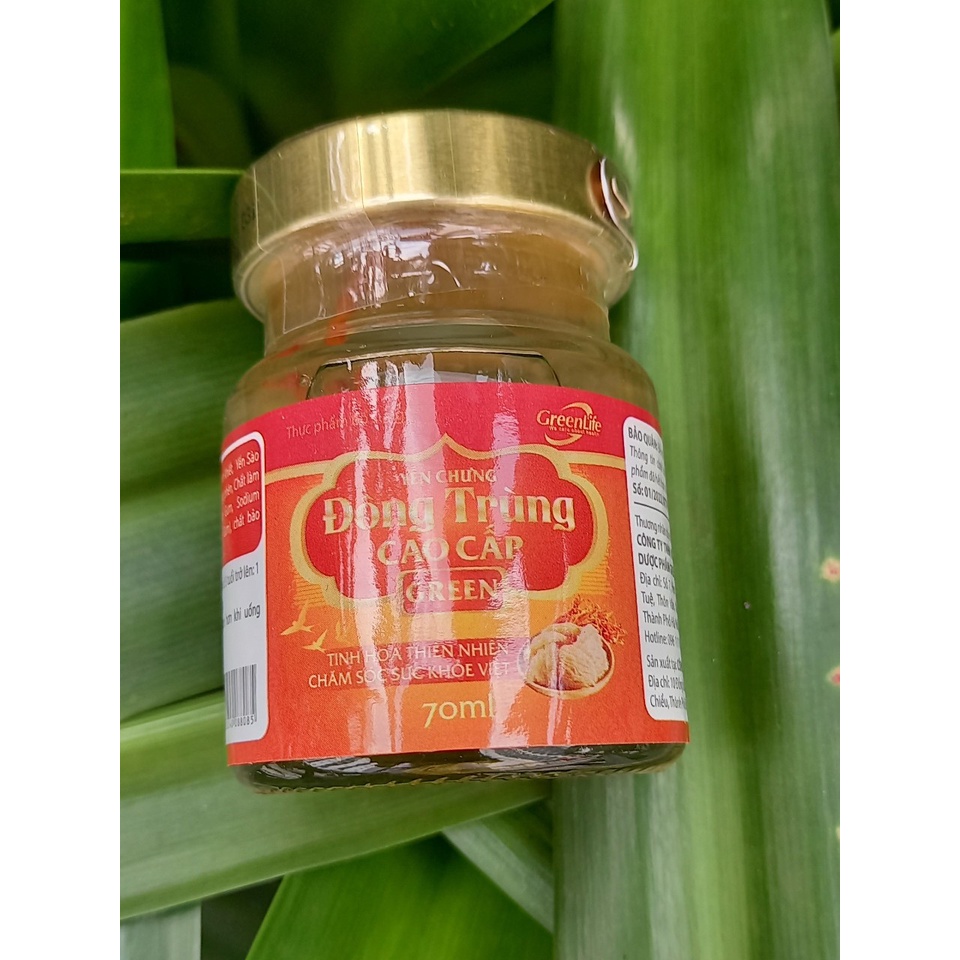 Combo 6 lọ nước yến chưng đông trùng cao cấp 30% yến lọ 70ml. Nước yến sào chăm sóc sức khỏe việt.