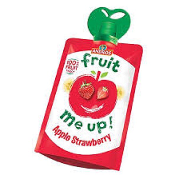 Hỗn Hợp Táo Dâu Xay Nguyên Chất Không Đường Fruit Me Up (90g)