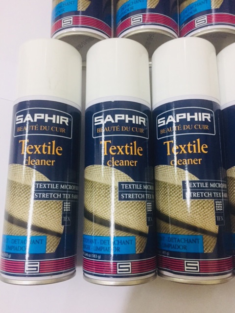 Làm sạch vải, cói và canvas - Saphir Textile cleaner