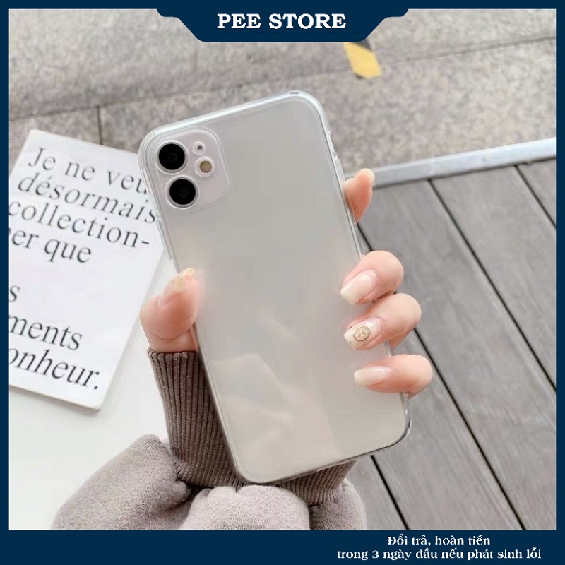 Ốp Lưng Iphone Silicon Trong Suốt Siêu Mỏng - Pee Store