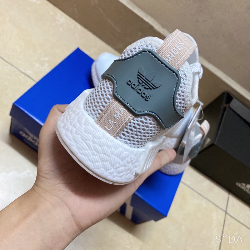 Giày Sneaker Adidas NMD R1 Trắng Xanh (fullbox)