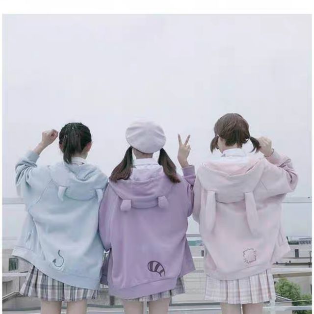 Áo khoác Ulzzang cực cute❤ Hàng Quảng Châu Loại Tốt👉 Kèm Ảnh Thật Ở Cuối