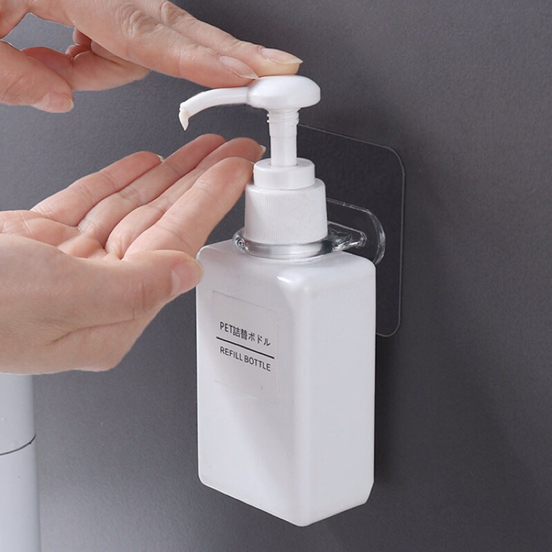 Móc dán tường chịu lực ❤️SALE❤️Móc treo chai dầu gội - nước rửa tay mẫu mới siêu rẻ và chắc chắn