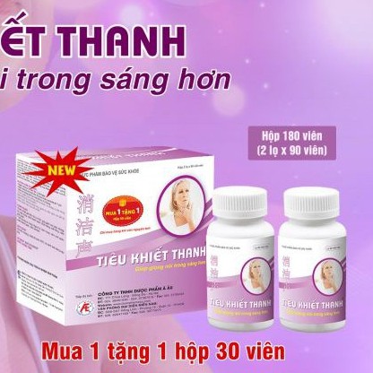 Tiêu Khiết Thanh -hộp 180v⚡chính hãng⚡tặng hộp 30v⚡