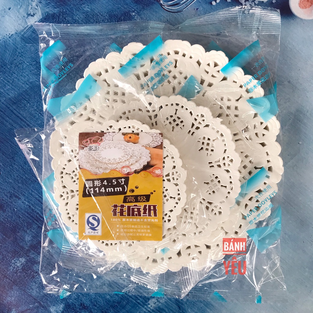 Giấy Ren Lót Bánh Trang Trí Xấp 140 Tờ