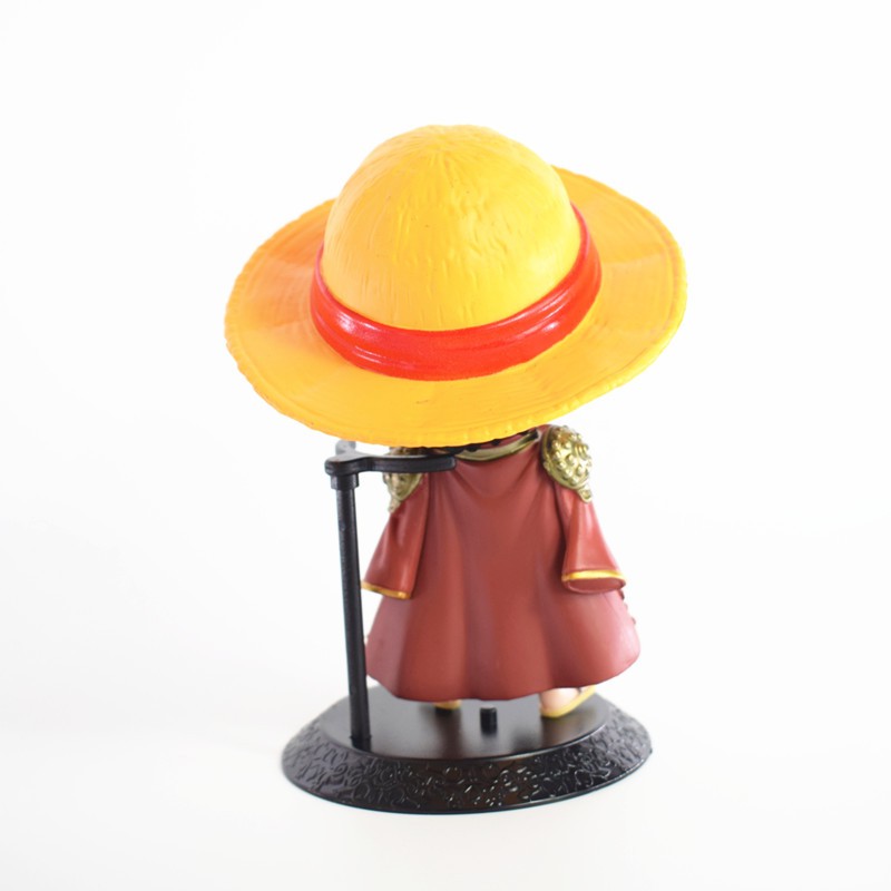 Mô hình Figure Luffy - One Piece dễ thương kèm áo choàng cao 15cm