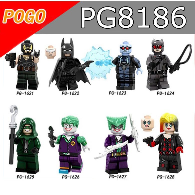 Đồ chơi lắp ráp Minifigures nhân vật Joker, Batman DC PG8186