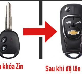 Vỏ chìa khóa gập độ cho chelet Aveo 2nut