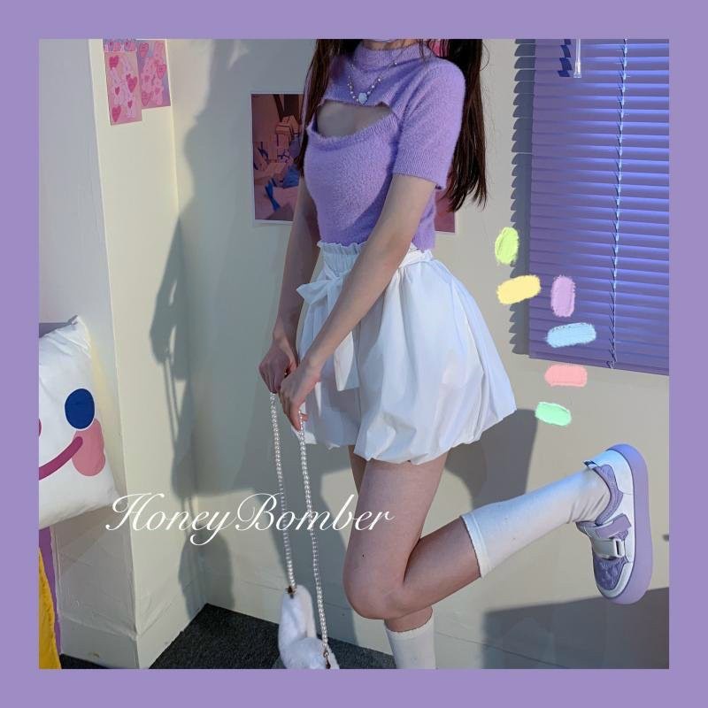 Chân váy bí thời trang phong cách Hàn Quốc