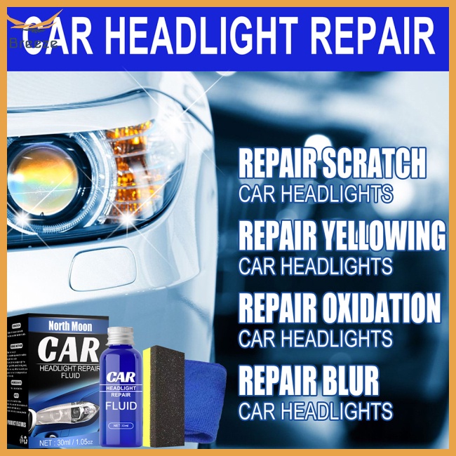 Bộ Dung Dịch Đánh Bóng Đèn Pha Chống Trầy Xước Mạ Nhựa Resin