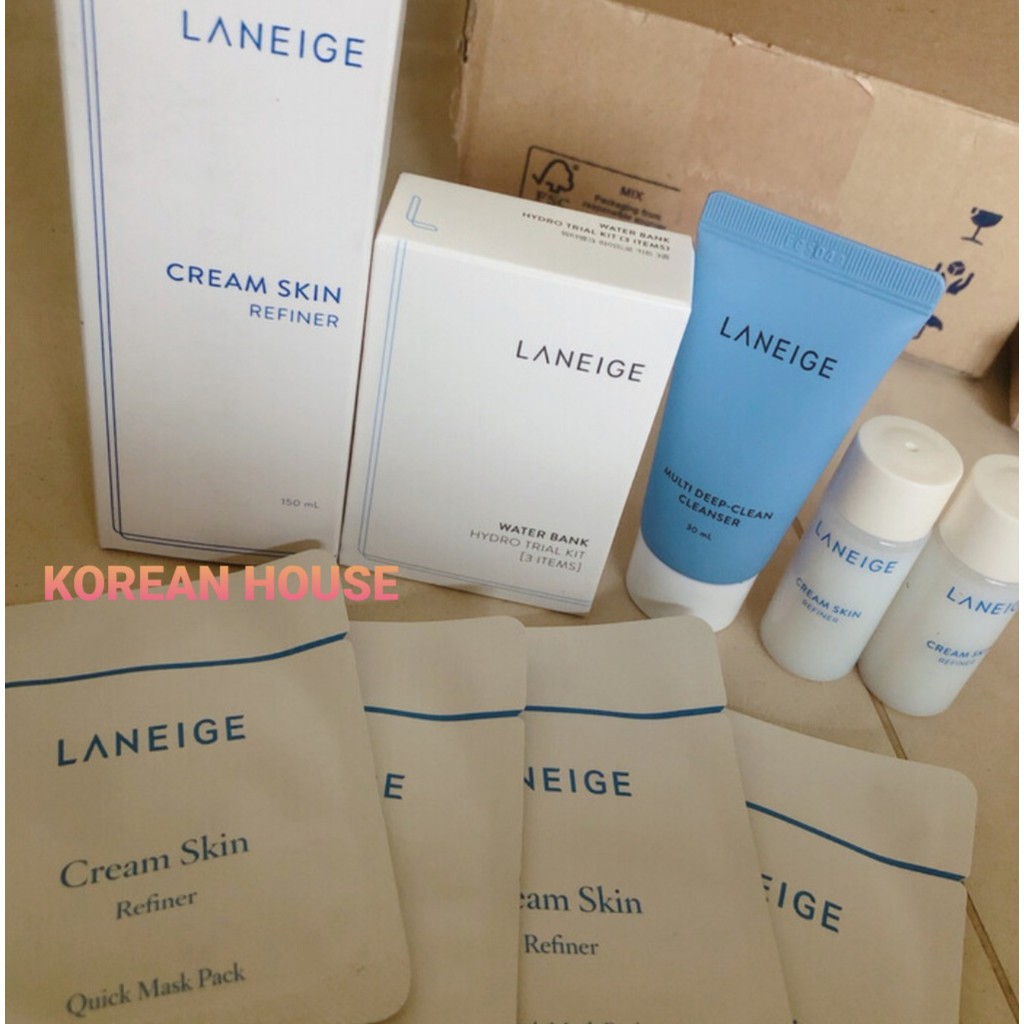 (Chính hãng) NƯỚC CÂN BẰNG DƯỠNG DA LANEIGE CREAM SKIN REFINER 25ml