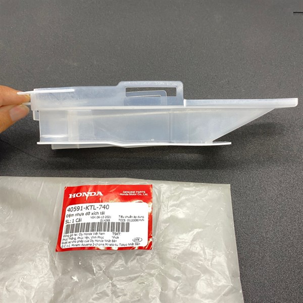 Cao Su đỡ xích, Đệm nhựa đỡ xích  tải Wave A/R/Rs 100 Zin Honda - 40591KTL740