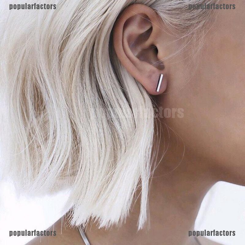 Khuyên Tai Hình Chữ T Đơn Giản Thanh Lịch Và Thanh Lịch Cho Nữ