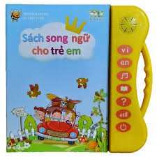 Sách nói điện tử song ngữ Anh-Việt - Sách thông minh cho bé đọc hát kể chuyện, học tiếng anh, to