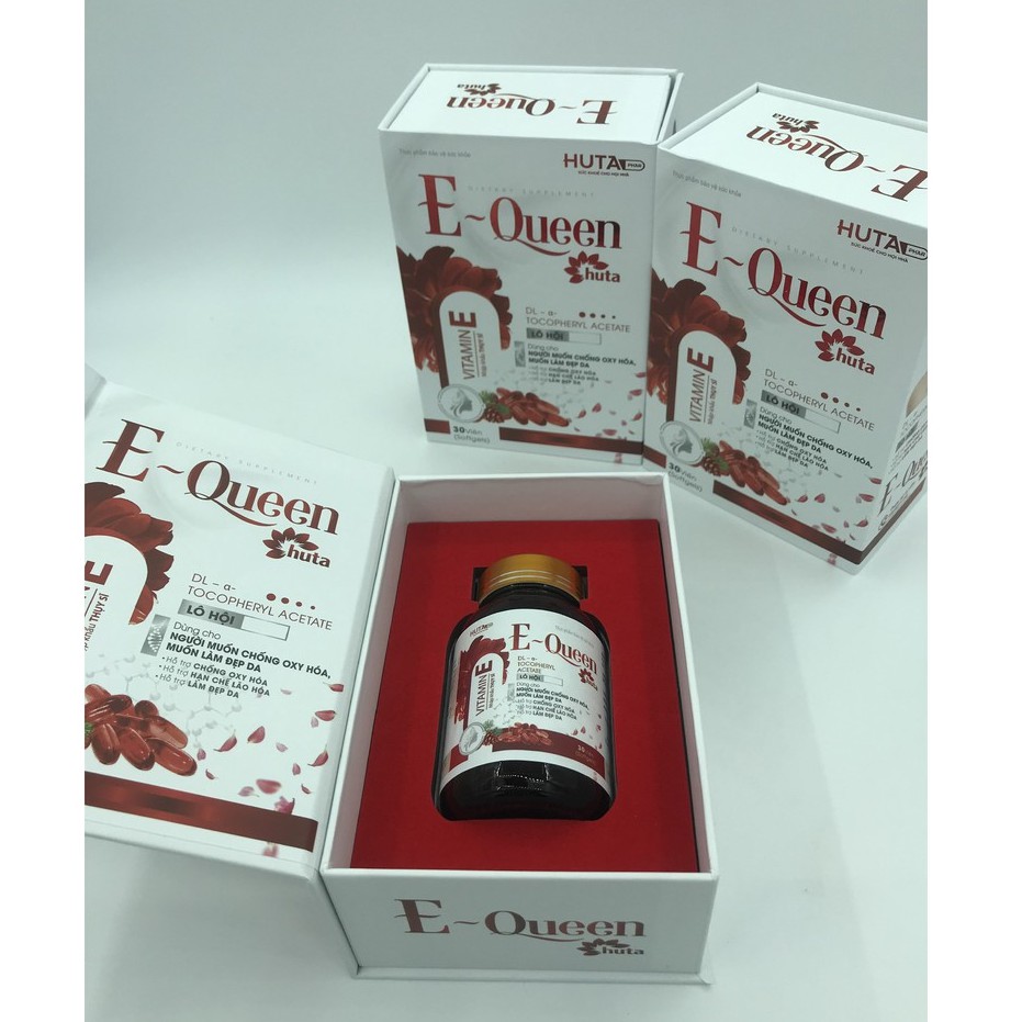 Vitamin E đỏ 400mg  chống lão hóa, làm đẹp da, ổn định nội tiết cho phụ nữ từ 12 tuổi