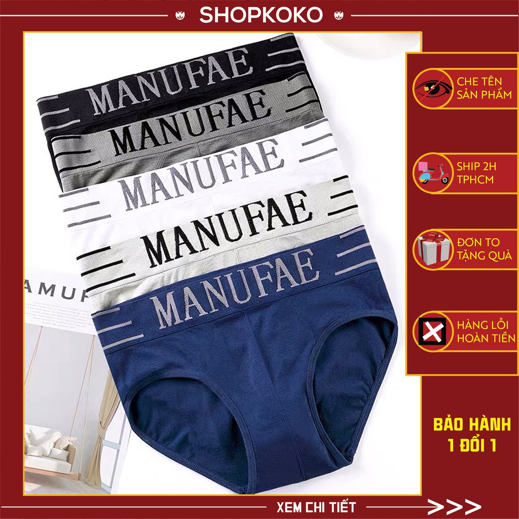 Quần xì nam Boxer MUNAFIE Cao cấp - Không đường may