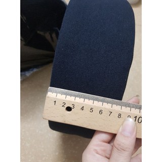 Chun cạp quần khổ 8 cm màu đen