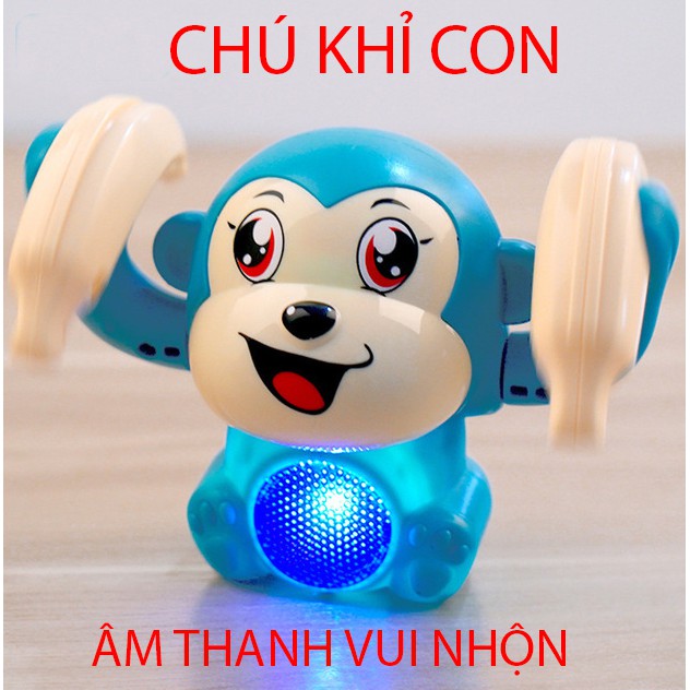 Đồ chơi trẻ em, đồ chơi điện tử, đồ chơi theo nhạc, hình chú khỉ vui nhộn