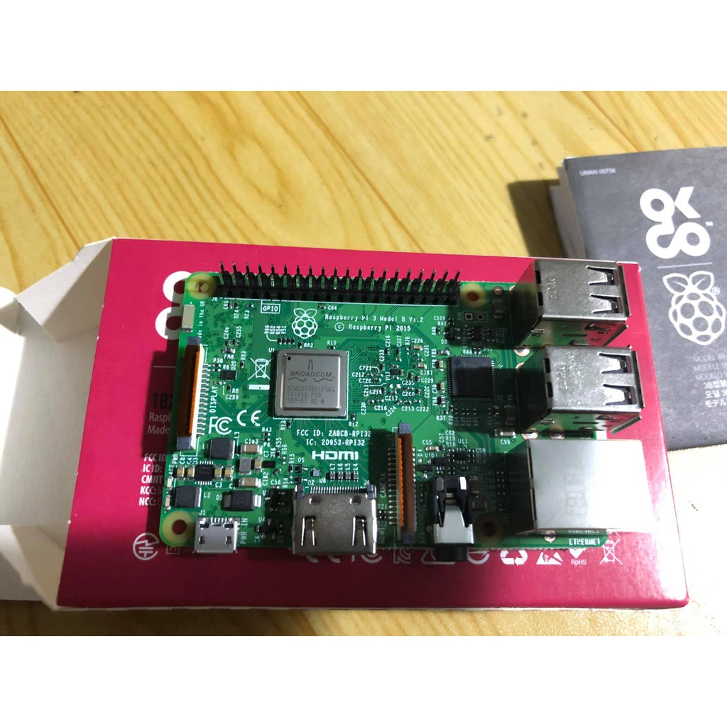 Máy tính Raspberry Pi 3B mới phiên bản 2020
