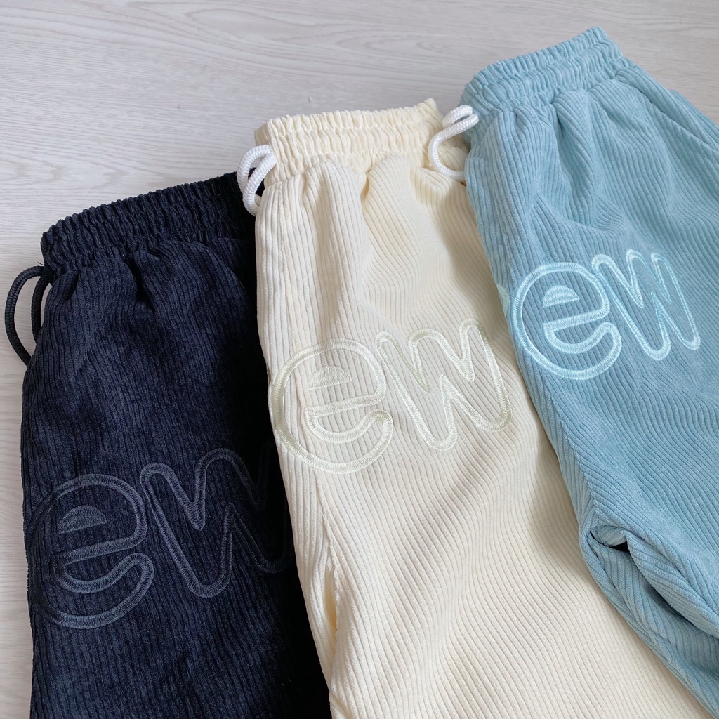 Quần Short, Quần Đùi Ngắn Chất Nhung Gân Kiểu Chữ DREW Siêu Hot Trẻ Trung Cho Nam Nữ Unisex - Villain Shop