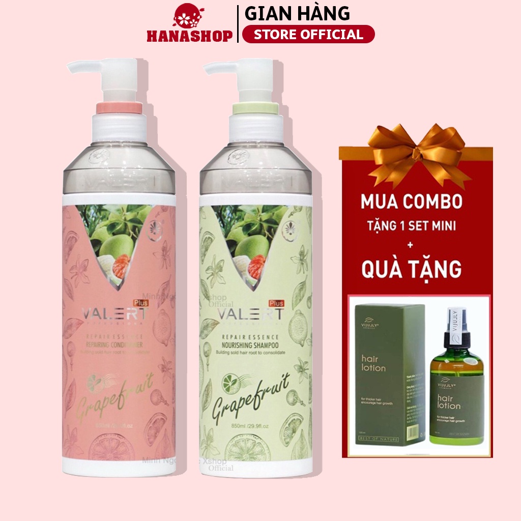 Cặp Dầu Gội Xả Bưởi Grapefruit Plus 850ML | Giảm Rụng Tóc, Phục Hồi Hư Tổn, Khô Xơ | Hàng Chính Hãng
