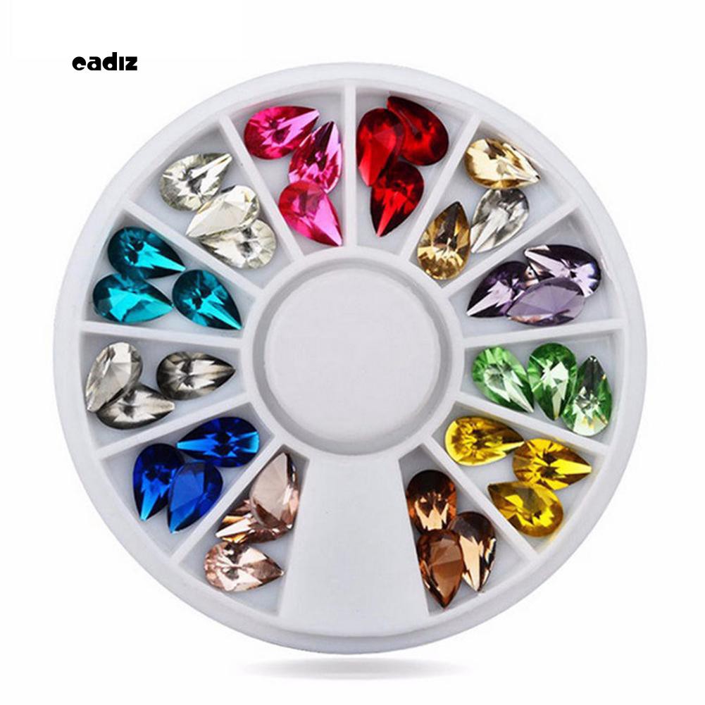 [Hàng mới về] Hộp đá đính móng tay 3D lấp lánh sang trọng