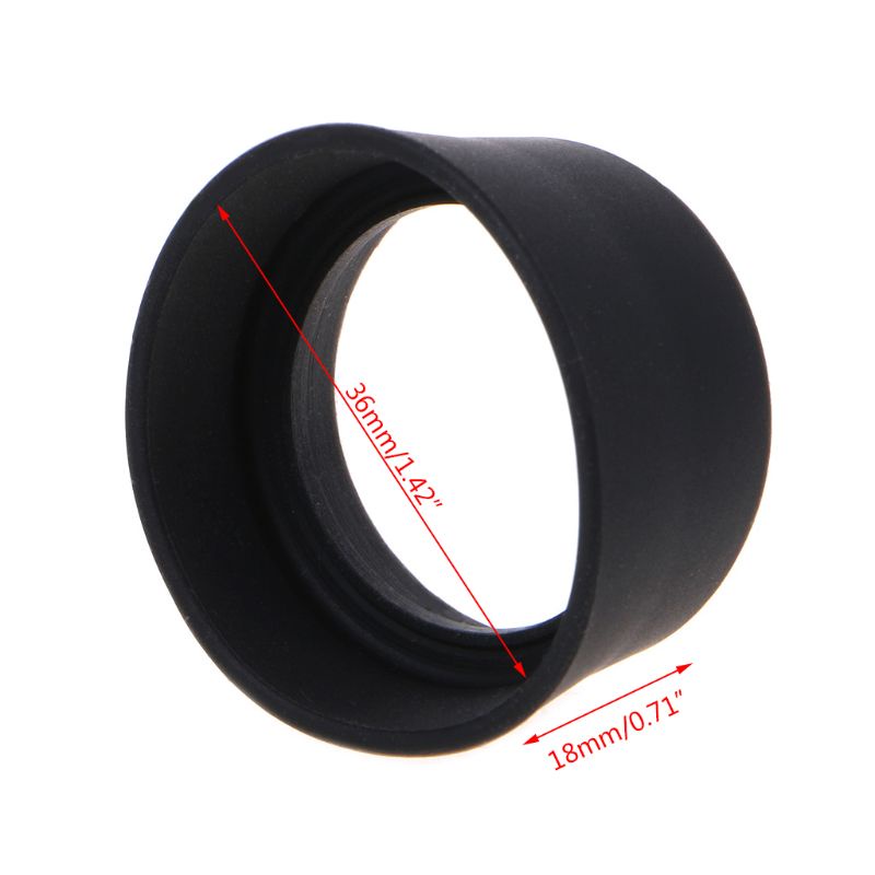 (Hàng Mới Về) Bộ 2 Miếng Cao Su Mềm 29-30mm Bảo Vệ Mắt Cho Kính Hiển Vi