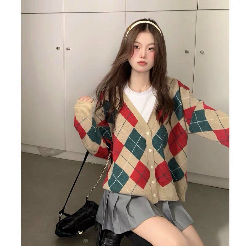 🍒 ÁO LEN HỌA TIẾT NỮ SINH 🍒 Đi học đi làm đi chơi đều đáng yêu xinh xắn