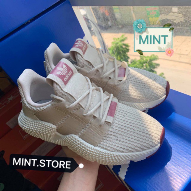 ( Video cận cảnh ) Giày thể thao Sneaker Prophere Kem tím
