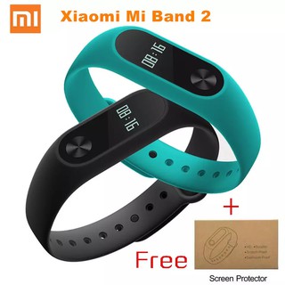 Vòng đeo tay thông minh xiaomi miband 2 tặng kèm miếng dán màn hình