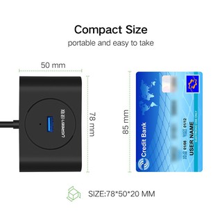 Bộ chia USB 3.0 4 cổng + USB Type C Ugreen 40850