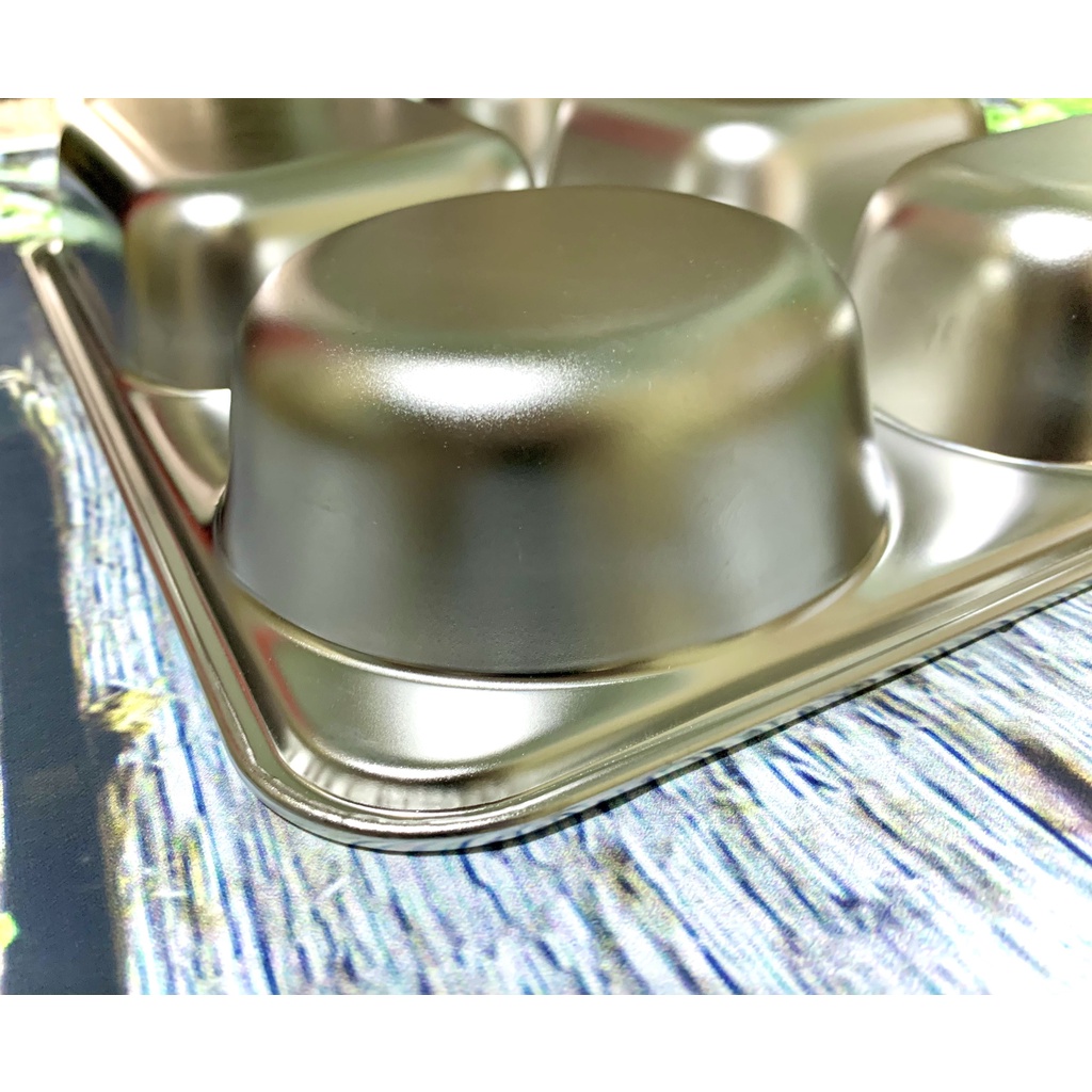 Khay cơm inox 5 ngăn sâu lớn SUS304