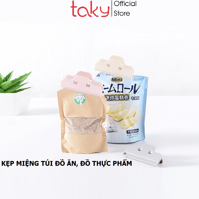 Kẹp Miệng Túi, Taky, Bảo Quản Đồ, Túi Bánh Kéo, Túi Hạt, Túi Đồ Thực Phẩm, Túi Đồ Ăn Đã Mở, Tiện Dụng Cho Gia Đình, 5210