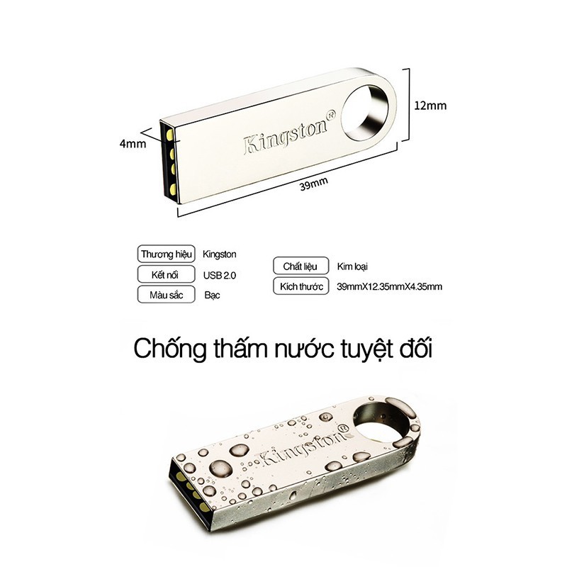 USB 8G KINGTON (ĐỦ 8GB)