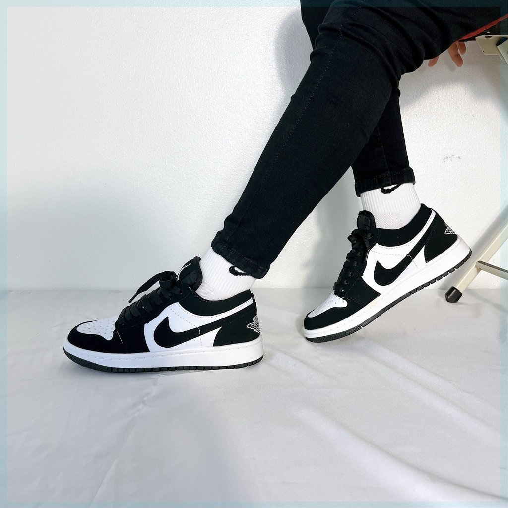 Giày jordan 1 cổ thấp hàng cao cấp jd1 các màu đen trắng low bản đẹp full size 36-43 full box hot hit 2021