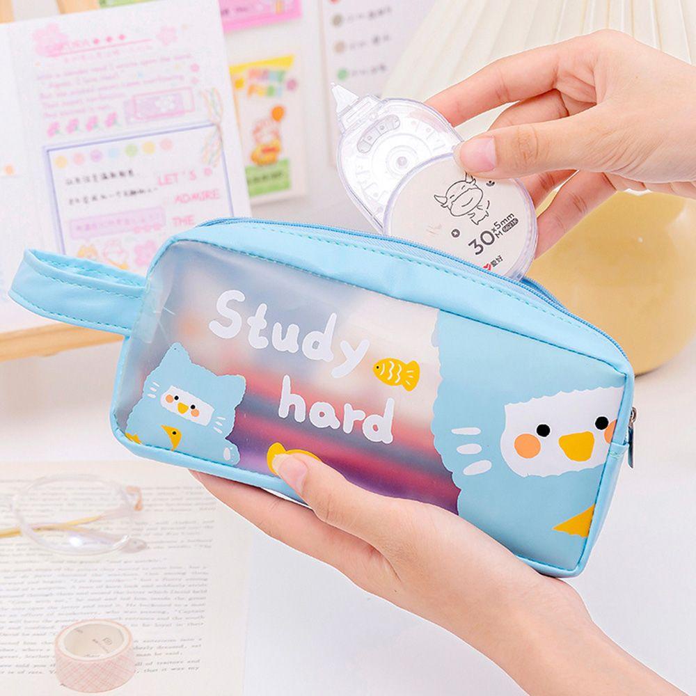 NIUYOU Túi Đựng Bút Chống Thấm Nước Họa Tiết Hoạt Hình Dễ Thương