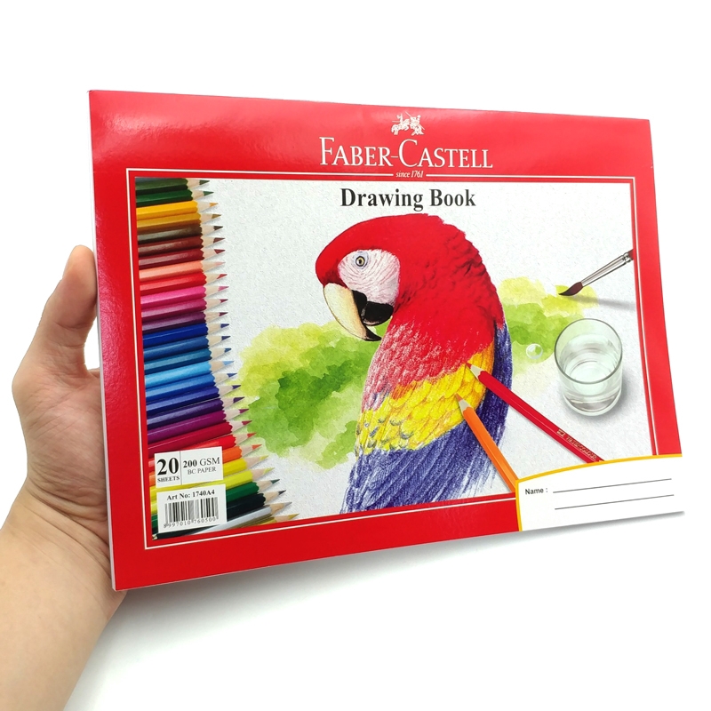 Giấy Vẽ 200 Gram - Khổ A4 - Faber-Castell 1740A4 - Faber-Castell