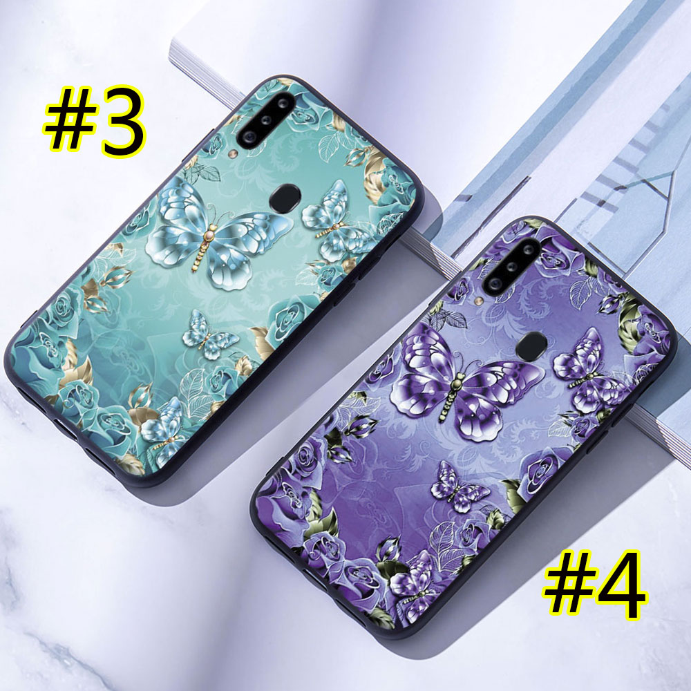 Ốp Điện Thoại Mềm Samsung Galaxy A10 A20 A30 A50 A10S A20S A30S A50S Con Bướm Thơ