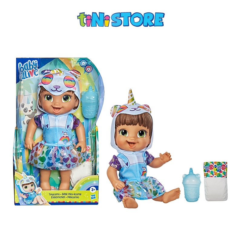 Đồ chơi bé gái búp bê thời trang gấu trúc kỳ lân Baby Alive E9422