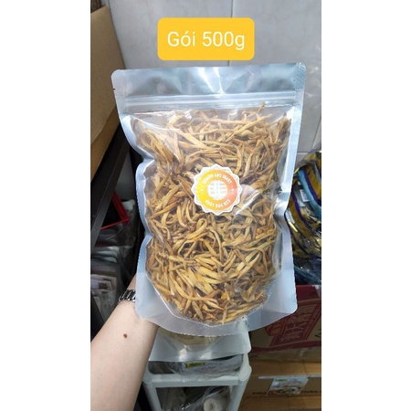 Hoa Kim Châm sấy khô  Loại ngon. Làm vịt quay, món chay -->