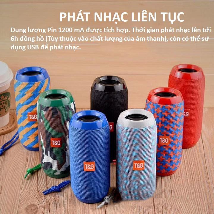 Loa Bluetooth Tg117 chống nước âm thanh chất lượng cao kèm phụ kiện