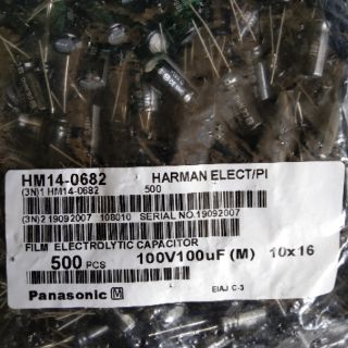 Tụ hóa 100 ml 100 v Panasonic ( 10 cái  =20 k)