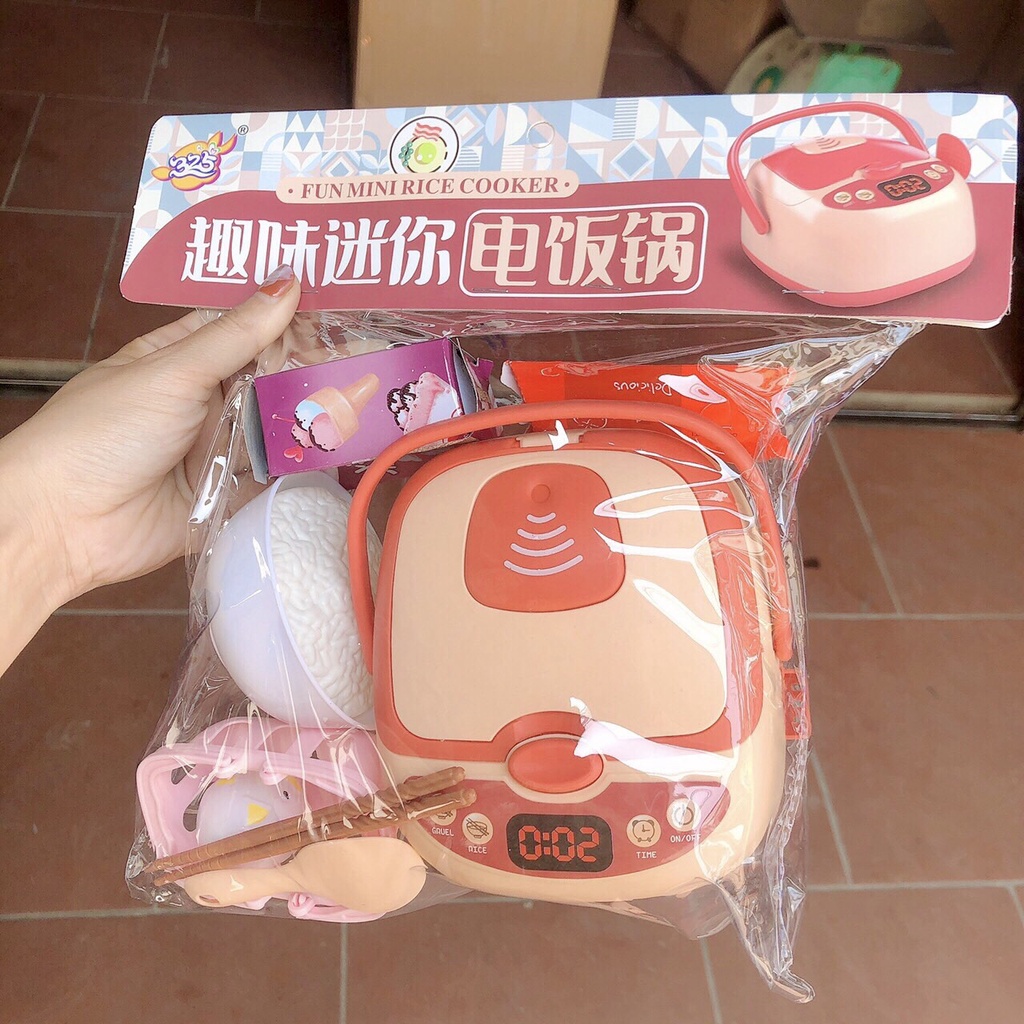 Bộ Đồ Chơi Nấu Ăn Nhà Bếp, Nồi Cơm Điện-Đồ Chơi Thông Minh