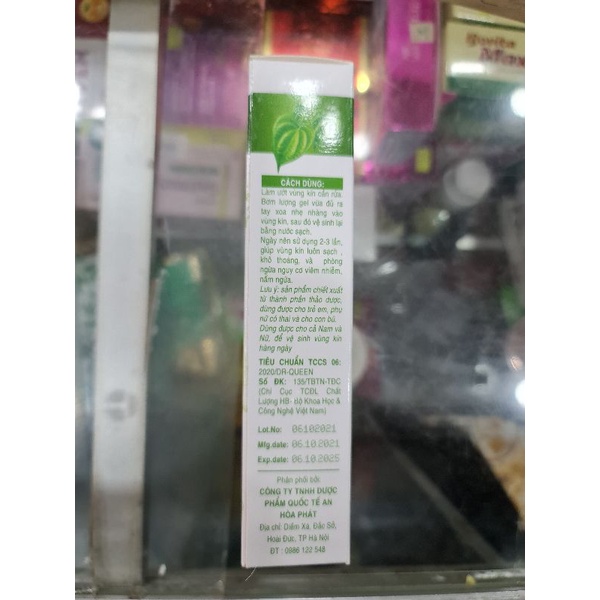 Dung dịch vệ sinh phụ nữ thảo dược Lá bàng Trầu không ⚡ Làm hồng, giảm ngứa, se khít ⚡ Chai 150ml Giúp kháng khuẩn