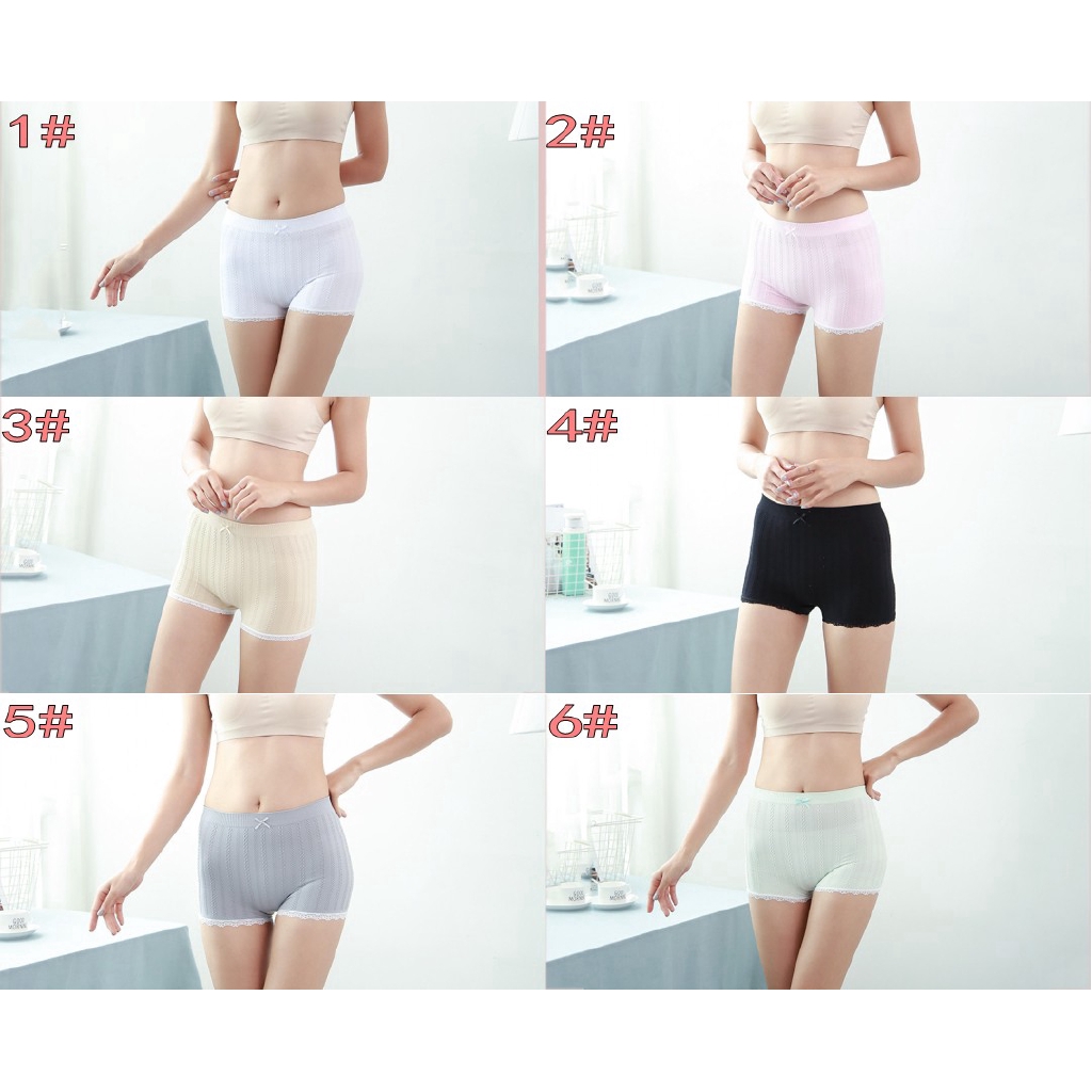 Quần an toàn mặc trong váy màu trơn cho nữ