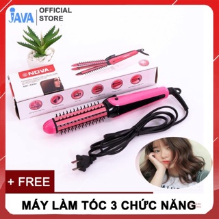 Máy làm tóc 3 in 1 đa năng Lược điện Nova - Java shop