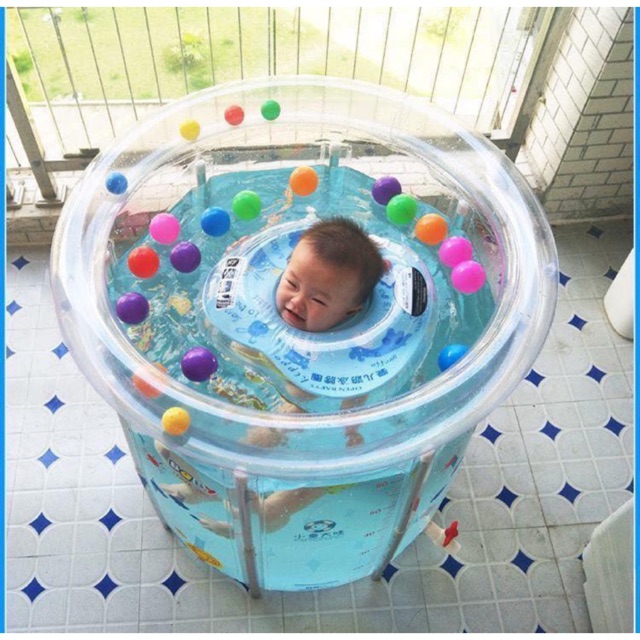 BỂ BƠI THÀNH CAO LOẠI TO 80x80cm - HÀNG CHÍNH HÃNG DOCTOR DOLPHIN