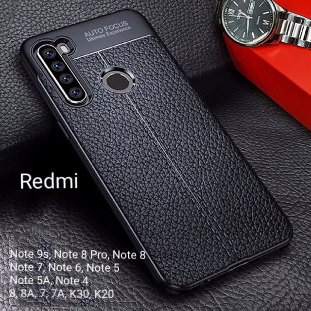 Ốp Lưng Dẻo Da Đen Chống Trơn Xiaomi Redmi Note 10 - 9s - 9 - 8 Pro - 8 - 7 - 6/6 Pro, Redmi 8 - 8A - 7 - 7A - K30 - K20