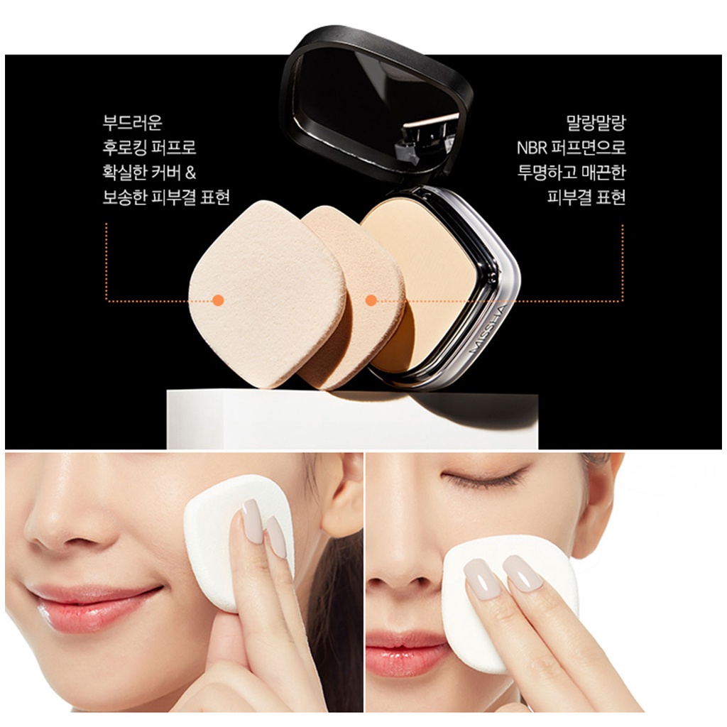 Phấn Phủ Kiềm Dầu Missha Signature Dramatic Two-way Pact SPF 25/PA+++