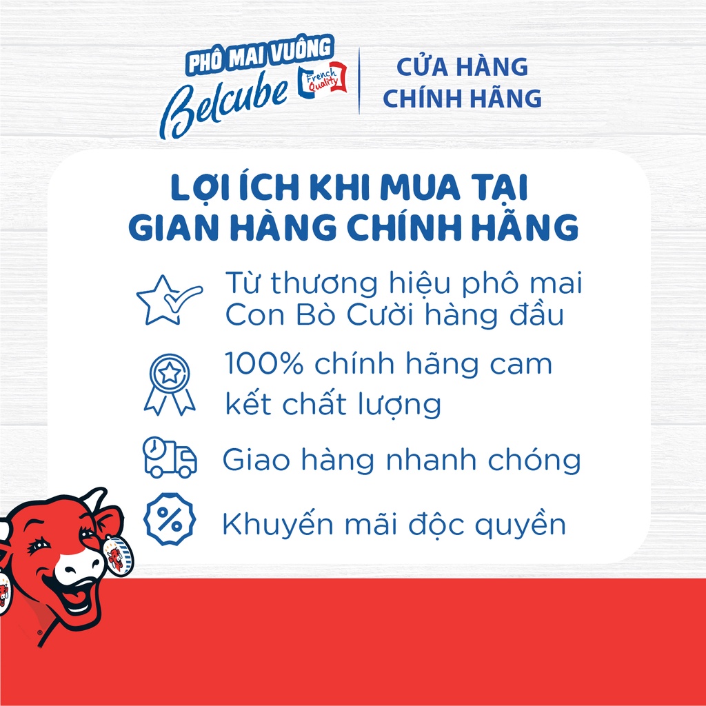 Combo 3 gói Phô Mai Vuông Belcube Vị Socola (15 viên) Hỗ Trợ Hệ Miễn Dịch